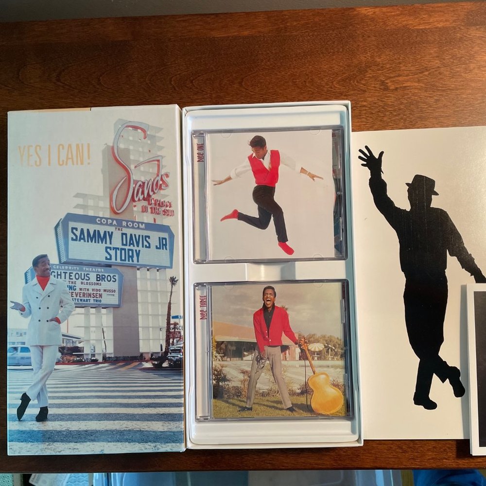 Vintage (Like New) 4 CD’s/Book/Photos: Sammy Davis Jr. YES I CAN